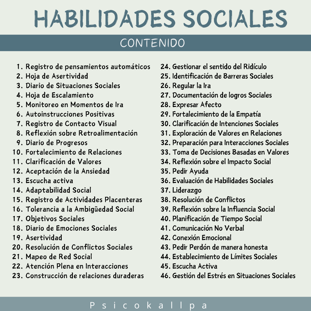 Combo 3 kits de Tareas/actividades terapéuticas de Habilidades Sociales, Autoestima y Duelo