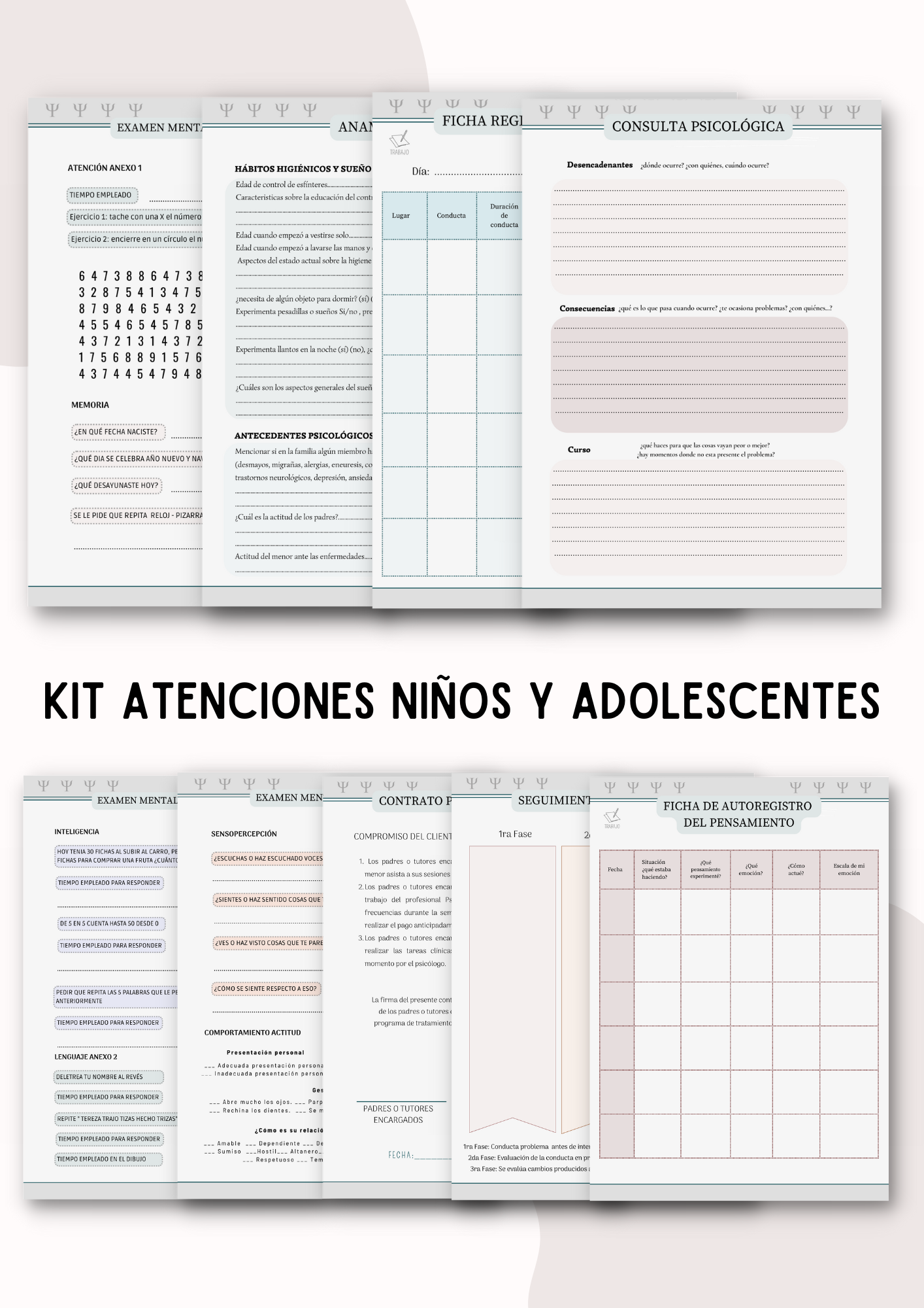 Kit de Atención niños y Adolescentes